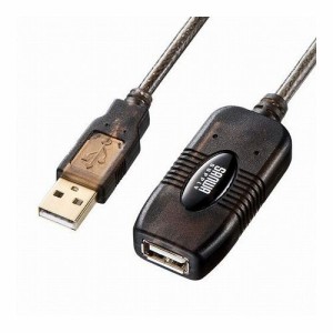 5個セット サンワサプライ 5m延長USBアクティブリピーターケーブル KB-USB-R205NX5(代引不可)【送料無料】