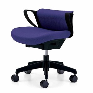 オフィスチェア ピコラ ミニバック 布張 CR-G534E6GR7E-W ディープパープル 椅子 リモートワーク 在宅 仕事 勉強 快適 おしゃれ パソコン