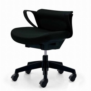 オフィスチェア ピコラ ミニバック 布張 CR-G534E6GRE6-VN ブラック 椅子 リモートワーク 在宅 仕事 勉強 快適 おしゃれ パソコンチェア 