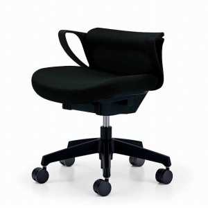 オフィスチェア ピコラ ミニバック 布張 CR-G534E6GRE6-W ブラック 椅子 リモートワーク 在宅 仕事 勉強 快適 おしゃれ パソコンチェア 