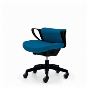 オフィスチェア ピコラ ミニバック 布張 CR-G534E6GRT4-VN ターコイズ 椅子 リモートワーク 在宅 仕事 勉強 快適 おしゃれ パソコンチェ