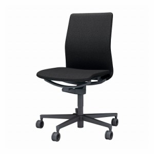 オフィスチェア ファブレ 肘なし C01-B101CU-BE6E63 ブラック 椅子 リモートワーク 在宅 仕事 勉強 パソコンチェア(代引不可)【送料無料