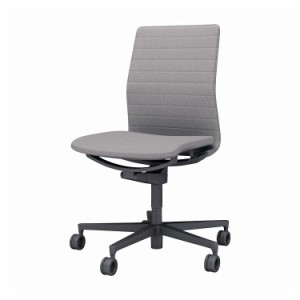 オフィスチェア ファブレ 肘なし C01-B102CU-BE2E23 ライトグレー 椅子 リモートワーク 在宅 仕事 パソコンチェア(代引不可)【送料無料】
