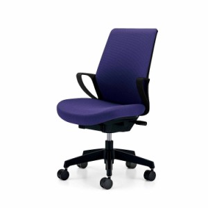 オフィスチェア ピコラ ハイバック 布張 CR-G532E6GR7E-VN ディープパープル 椅子 リモートワーク 在宅 仕事 勉強 快適 おしゃれ パソコ