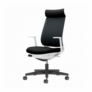 【メーカー直送】 コクヨ オフィスチェア 椅子 イス チェア ミトラ2 L型肘 ホワイトグレー ブラック(代引不可)【送料無料】