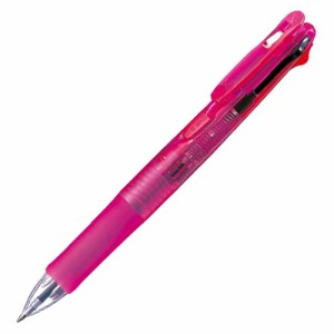 ゼブラ クリップオンG 4色ボールペン ピンク 1 本 B4A3-P 文房具 オフィス 用品