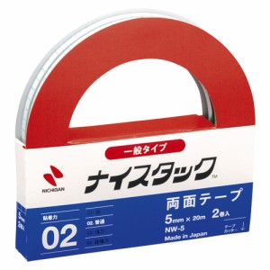 ニチバン ナイスタック 一般タイプ 5mm×20m 1 個 NW-5 文房具 オフィス 用品