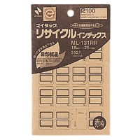 ニチバン マイタックリサイクルインデックス 小 赤枠 1 パック ML-131RR 文房具 オフィス 用品