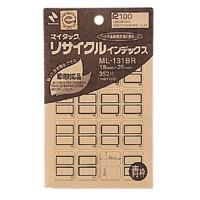 ニチバン マイタックリサイクルインデックス 小 青枠 1 パック ML-131BR 文房具 オフィス 用品