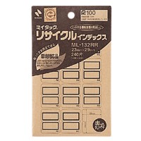 ニチバン マイタックリサイクルインデックス 中 赤枠 1 パック ML-132RR 文房具 オフィス 用品