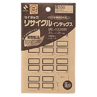 ニチバン マイタックリサイクルインデックス 中 青枠 1 パック ML-132BR 文房具 オフィス 用品