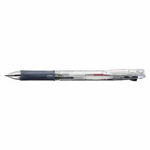 ゼブラ クリップオンスリム 2色ボールペン 透明 1 本 B2A5-C 文房具 オフィス 用品