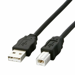 エレコム エコUSBケーブル(A-B・3m) 1 個 USB2-ECO30 文房具 オフィス 用品