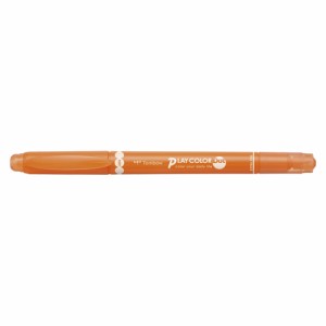 トンボ鉛筆 水性マーカー プレイカラードット オレンジ 1本
