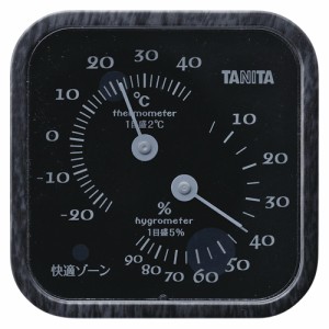 タニタ 温湿度計　ブラック TT-570BK 1台【送料無料】