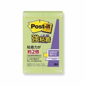 スリーエムジャパン ポストイット　強粘着付箋　パステルカラー　アップルグリーン 500SS-AG 1個