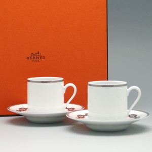 エルメス HERMES カップ＆ソーサー 04117P COFFE CUP AND SAUCER