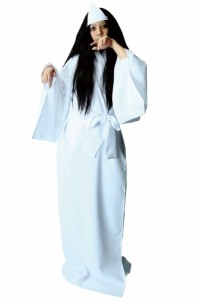 本格 日本の幽霊 コスプレ 衣装 ハロウィン レディース キャラクター(代引不可)【送料無料】
