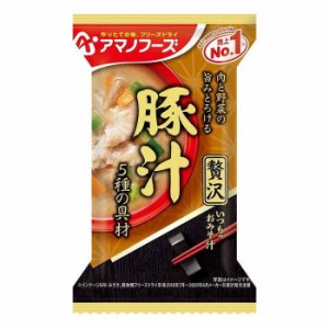 アサヒグループ食品 いつものおみそ汁贅沢 豚汁 12.5g 食品