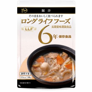 【単品】LLF食品 豚汁 180g 防災 防災グッズ 防災用品 備蓄品 非常食 携帯食 長期保存 保存食