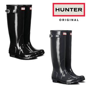 Hunter レインブーツ Black Wmn Org Tall Gloss Daisuki 長靴 レインシューズ Laxlibrary Com