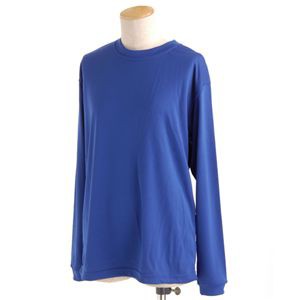 スポーツ吸汗速乾ロング袖Tシャツ 2枚SET コバルトブルー Mサイズ（代引不可）