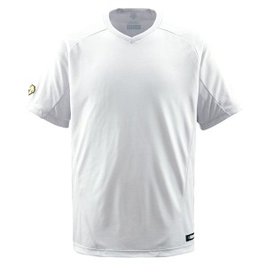 デサント（DESCENTE） ジュニアベースボールシャツ（Vネック） （野球） JDB202 Sホワイト 150（代引不可）