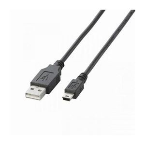 （まとめ）エレコム タブレットPC用USBケーブル（A-mini-B） TB-M10BK【×10セット】（代引不可）