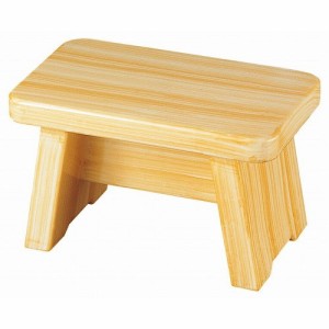 やすらぎ風呂椅子 白木塗 ABS樹脂 6-1502-2(代引不可)【送料無料】