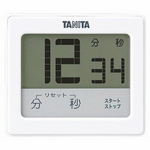 タニタ 防水タッチパネルタイマー TD-414 WH ホワイト(代引不可)【送料無料】