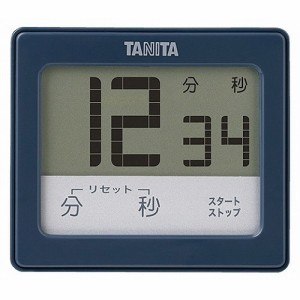 タニタ 防水タッチパネルタイマー TD-414 BL ブルー(代引不可)【送料無料】