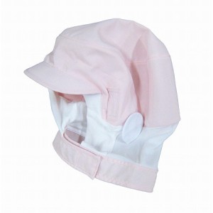 頭巾帽子 ショートタイプ 9-1019 ピンク L(代引不可)【送料無料】
