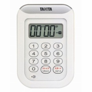 タニタ 丸洗いタイマー 100分計 TD-378 ホワイト(代引不可)【送料無料】