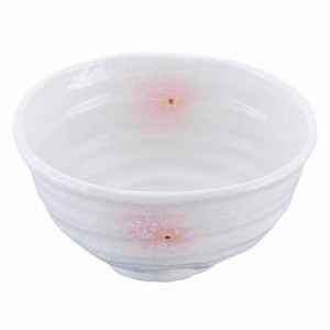 和食器コレクション ピンク白吹小花 丼 5.5寸(代引不可)【送料無料】
