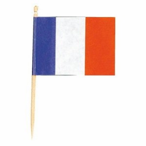 ランチ旗 フランス(200本入)(代引不可)【送料無料】