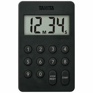 タニタ テンキータイマー TD415BK ブラック(代引不可)【送料無料】