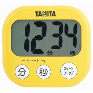 タニタ でか見えタイマー 100分計 TD-384 マンゴーイエロー(代引不可)【送料無料】