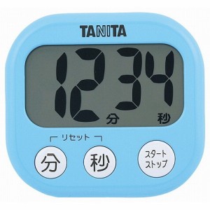 タニタ でか見えタイマー 100分計 TD-384 アクアミントブルー(代引不可)【送料無料】