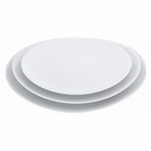 磁器 中華・洋食兼用食器 白楕円皿 25cm(代引不可)【送料無料】