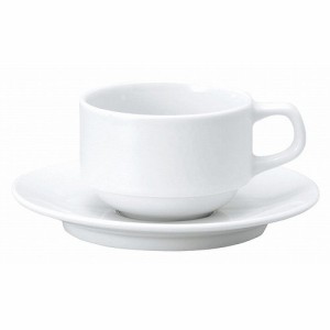 おぎそチャイナ スタックコーヒー 4628 ホワイト(代引不可)【送料無料】