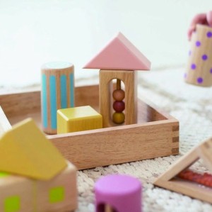 エド・インター 音いっぱいつみき 森のあそび道具シリーズ 音の出る 積み木 木製おもちゃ 知育玩具 プレゼント おもちゃ 女の子 男の子 
