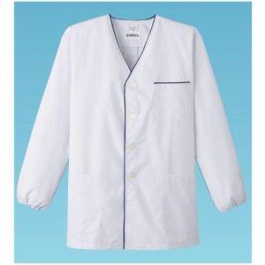 サンペックスイスト 男性用デザイン白衣・長袖 FA-375 M (ホワイト) SHK4802【送料無料】