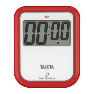 TANITA(タニタ) 非接触タイマー洗えるタイプ TD-424 レッド(代引不可)【送料無料】