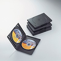 [ELECOM(エレコム)] DVDトールケース CCD-DVD05BK(代引き不可)