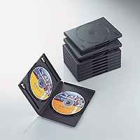 [ELECOM(エレコム)] DVDトールケース CCD-DVD06BK(代引き不可)