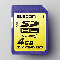 [ELECOM(エレコム)] [SDHC規格準拠][4G]SDHCメモリカード MF-FSDH04G(代引き不可)