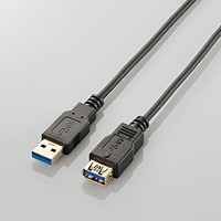 [ELECOM(エレコム)] 極細USB3.0延長ケーブル（A-A） USB3-EX10BK(代引き不可)