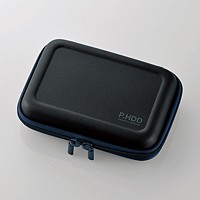 [ELECOM(エレコム)] ポータブルHDDケース(セミハード) HDC-SH002BK(代引不可)【送料無料】