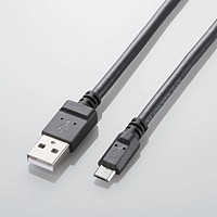 ELECOM エレコム 2A対応microUSBケーブル MPA-AMB2U08BK