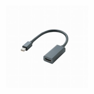 エレコム Mini DisplayPort-HDMI変換アダプタ AD-MDPHDMIBK(代引不可)【送料無料】